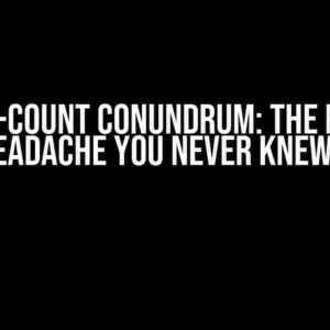 Column-Count Conundrum: The Printing Table Headache You Never Knew Existed