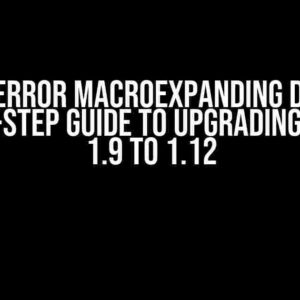 Syntax Error Macroexpanding Defact: A Step-by-Step Guide to Upgrading Clojure 1.9 to 1.12